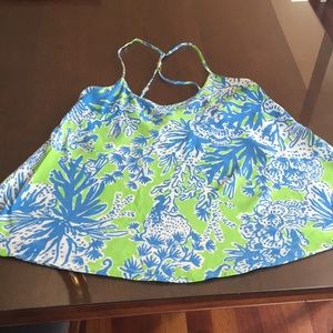 Lilly Pulitzer Silk Tank Top Medium